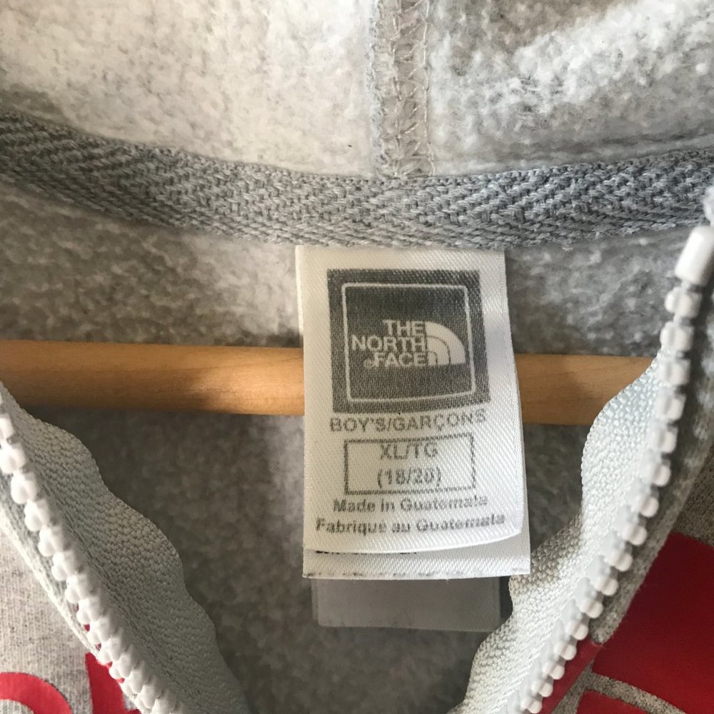 The North Face Half Dome Gray Hoodie Sweater Boy's XL - Picture 3 of 3